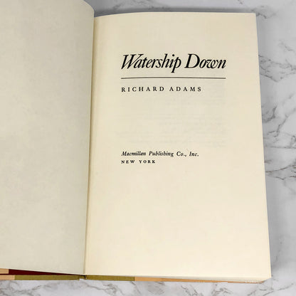 Watership Down by Richard Adams [1972 HARDCOVER]