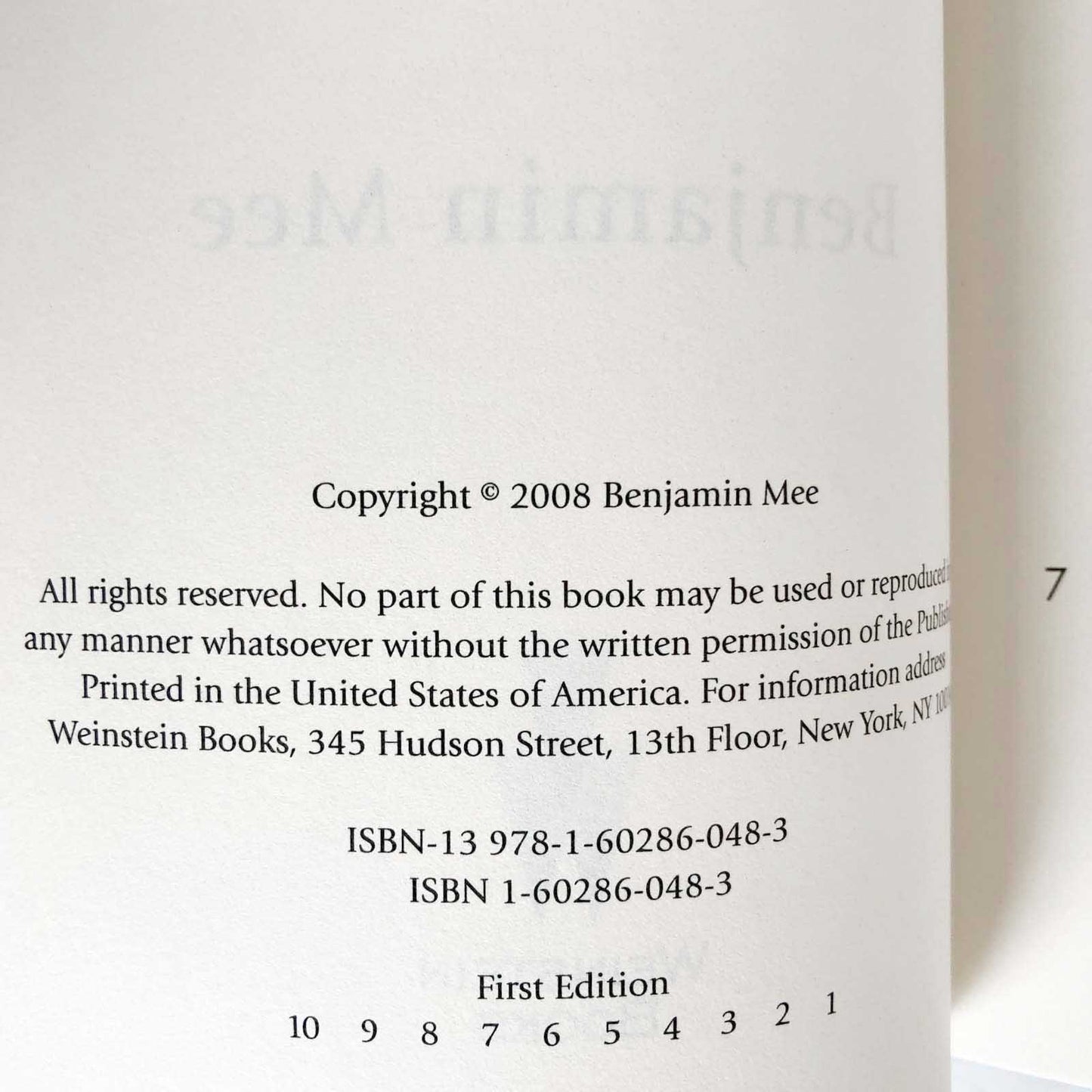 We Bought a Zoo by Benjamin Mee [FIRST EDITION PAPERBACK] 2008 • Advance