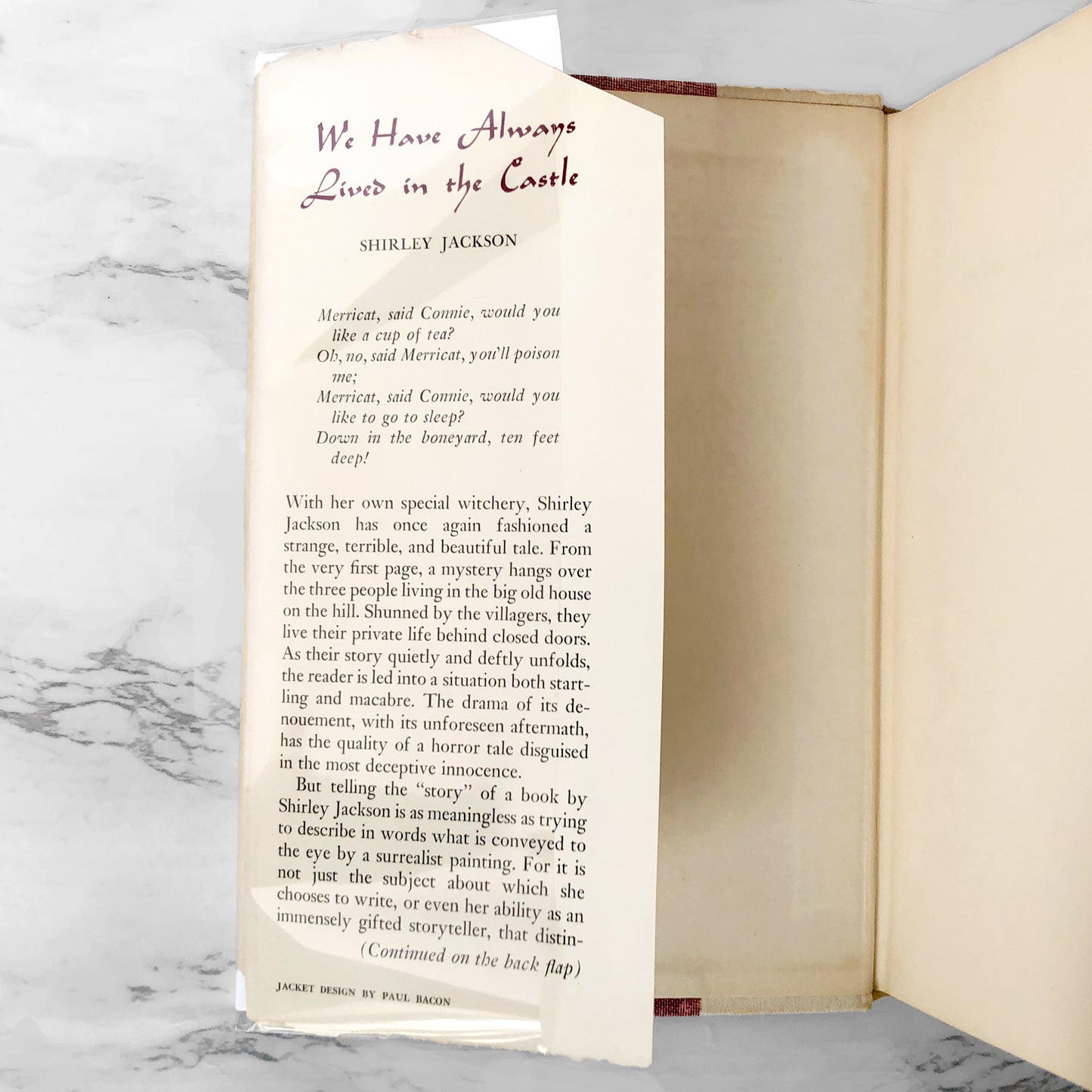 We Have Always Lived in the Castle by Shirley Jackson [FIRST EDITION / THIRD PRINTING] 1962