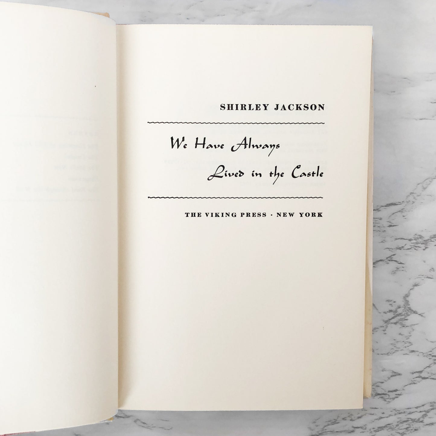 We Have Always Lived in the Castle by Shirley Jackson [FIRST EDITION / THIRD PRINTING] 1962
