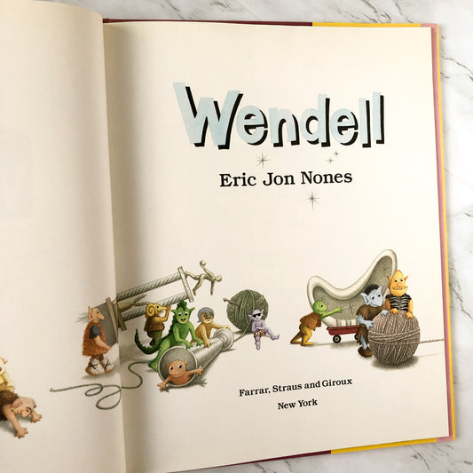 Wendell by Eric Jon Nones [FIRST EDITION / 1989] - Bookshop Apocalypse