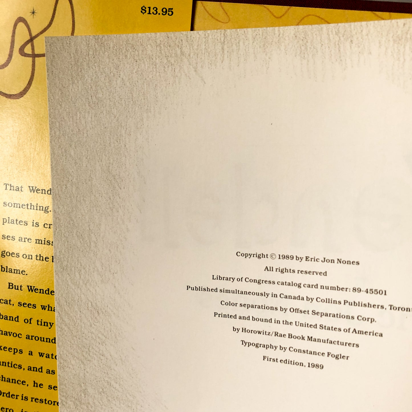 Wendell by Eric Jon Nones [FIRST EDITION / 1989] - Bookshop Apocalypse