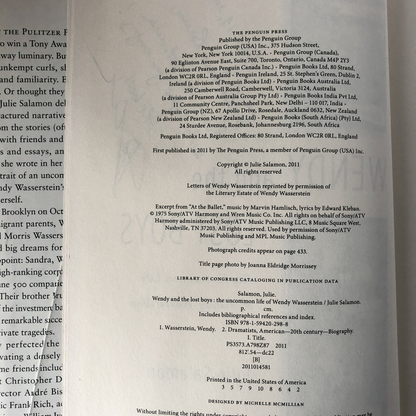 Wendy and the Lost Boys by Julie Salamon [SIGNED FIRST EDITION] - Bookshop Apocalypse