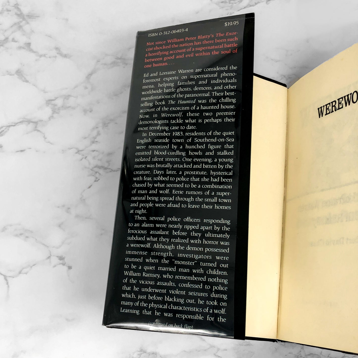 Werewolf by Ed and Lorraine Warren [FIRST EDITION • FIRST PRINTING] 1991