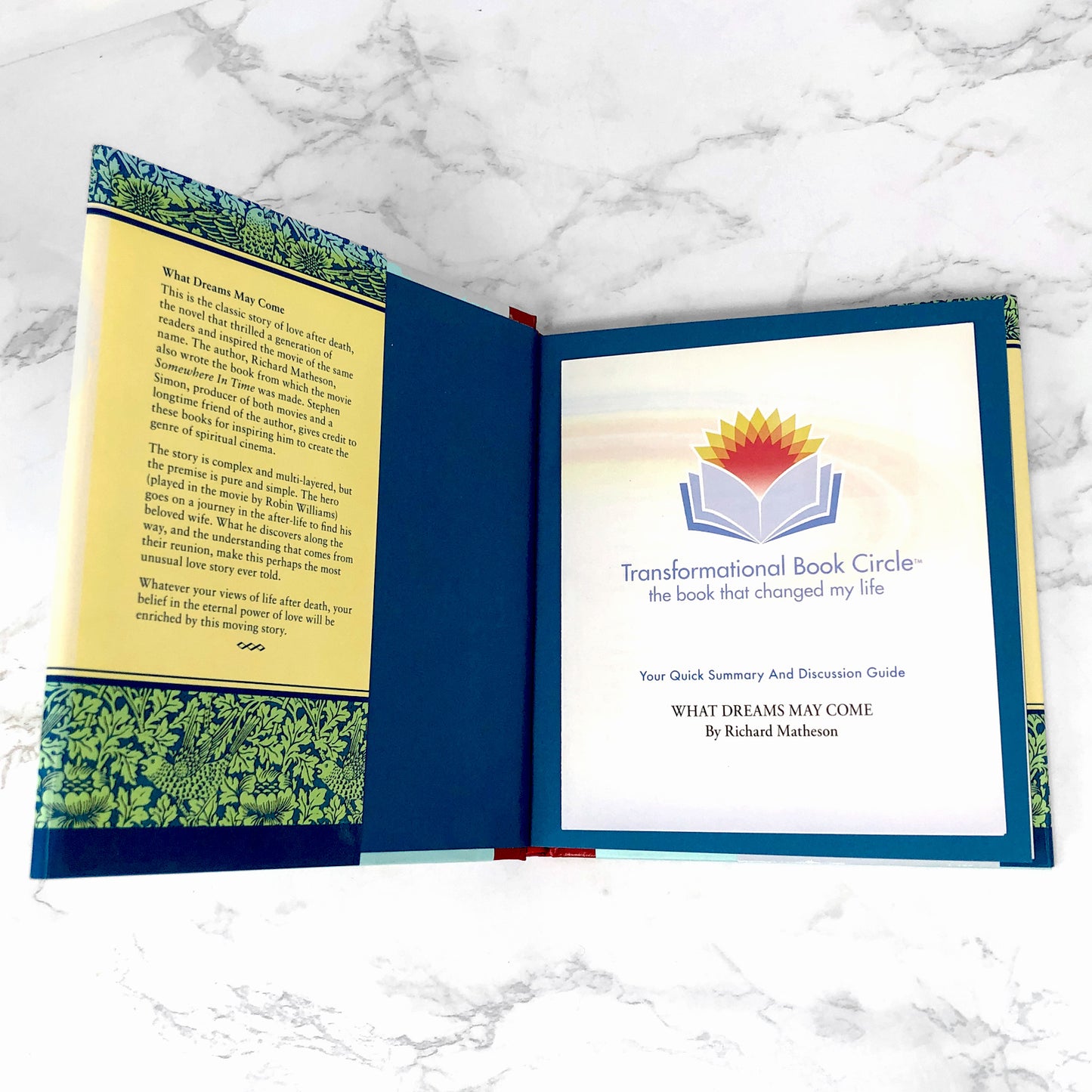 What Dreams May Come by Richard Matheson [HARDCOVER + CD] 2006 • Transformational Book Circle