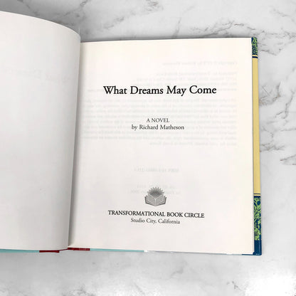 What Dreams May Come by Richard Matheson [HARDCOVER + CD] 2006 • Transformational Book Circle