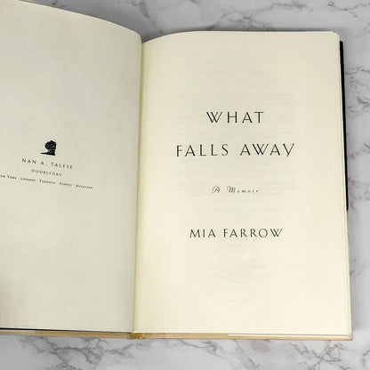 What Falls Away: A Memoir by Mia Farrow [FIRST EDITION / FIRST PRINTING]