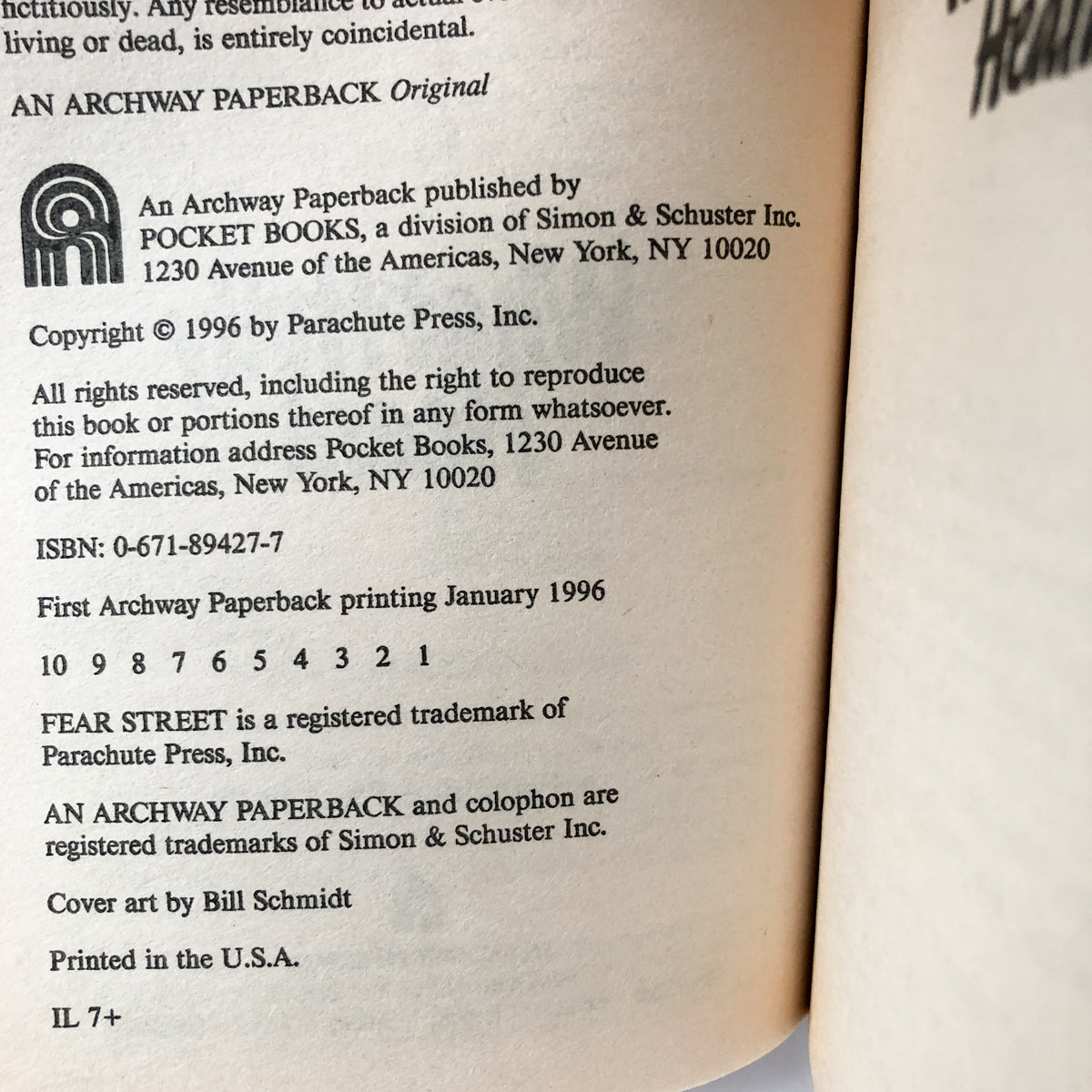 Fear Street #34: What Holly Heard by R.L. Stine [1996 PAPERBACK] - Bookshop Apocalypse