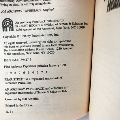 Fear Street #34: What Holly Heard by R.L. Stine [1996 PAPERBACK] - Bookshop Apocalypse