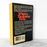 When a Darkness Falls by Paul Zindel [FIRST PAPERBACK PRINTING / 1985]