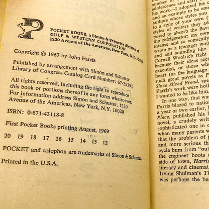 When Michael Calls by John Farris [1981 PAPERBACK] intro by Stephen King