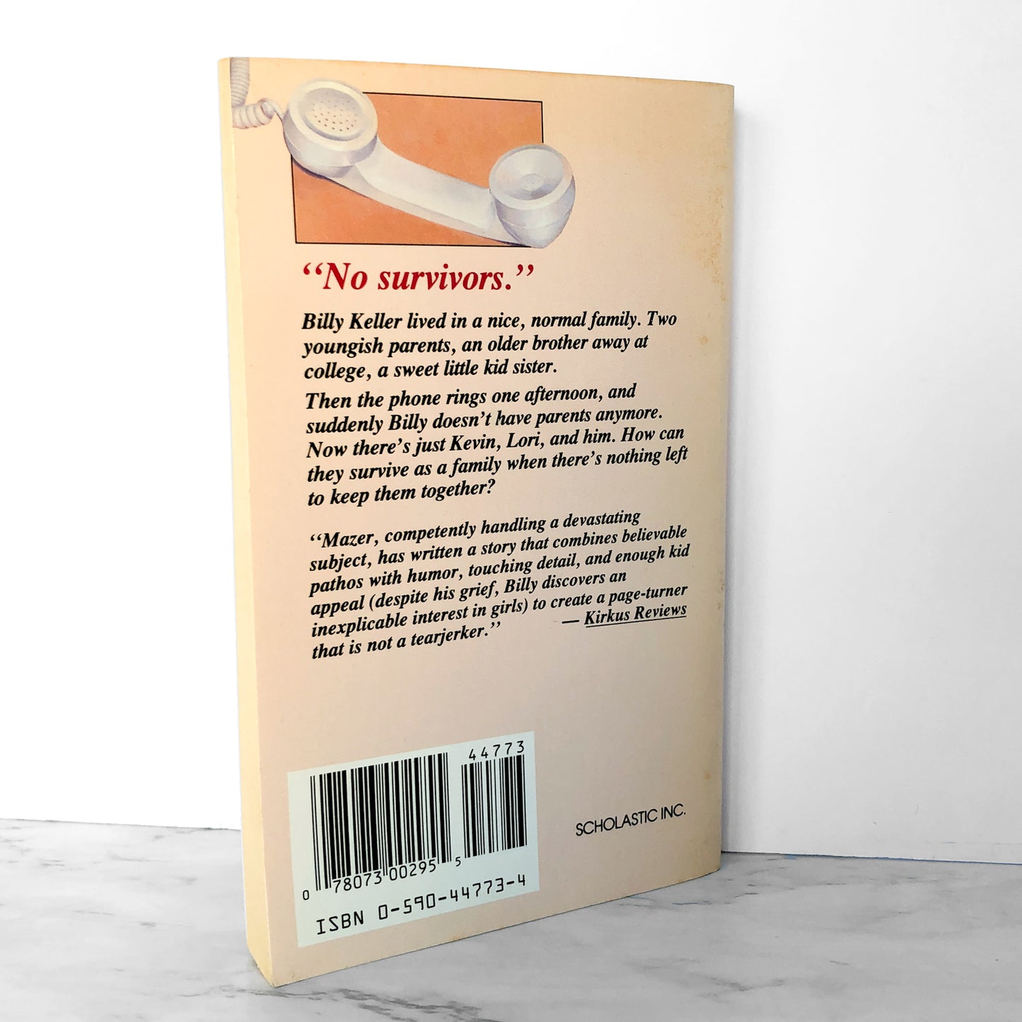 When The Phone Rang by Harry Mazer [1985 POINT PAPERBACK]