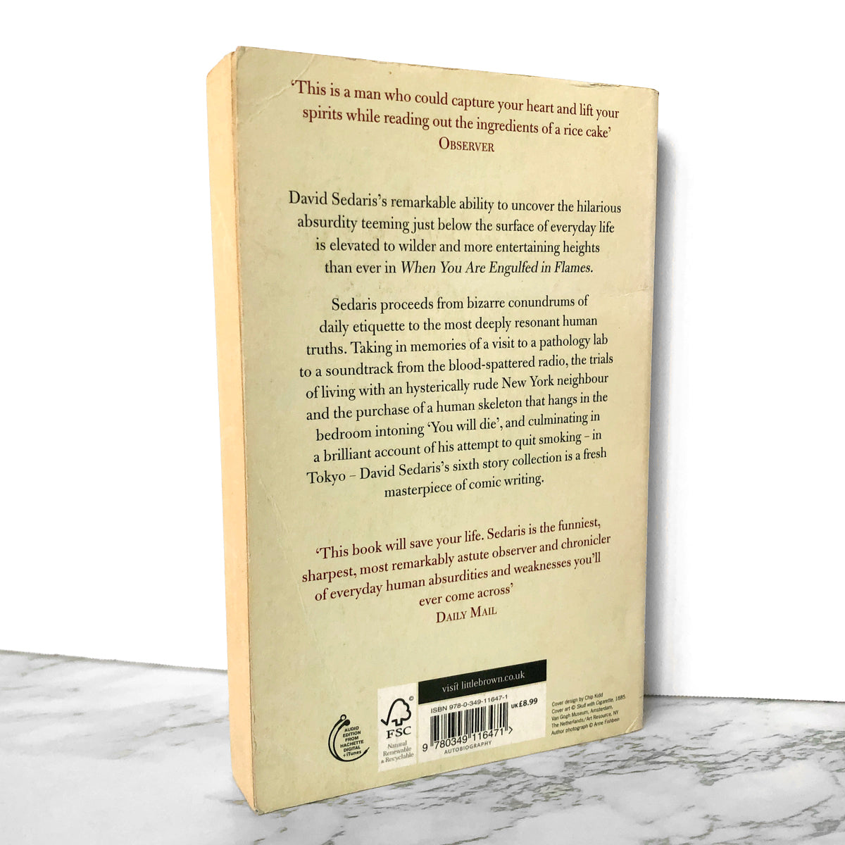 When You Are Engulfed in Flames by David Sedaris [UK TRADE PAPERBACK] - Bookshop Apocalypse