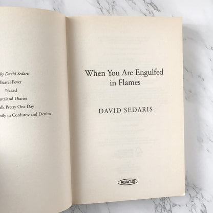 When You Are Engulfed in Flames by David Sedaris [UK TRADE PAPERBACK] - Bookshop Apocalypse
