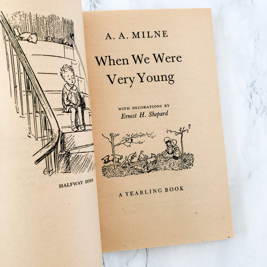 When We Were Very Young by A.A. Milne [TRADE PAPERBACK / 1982]