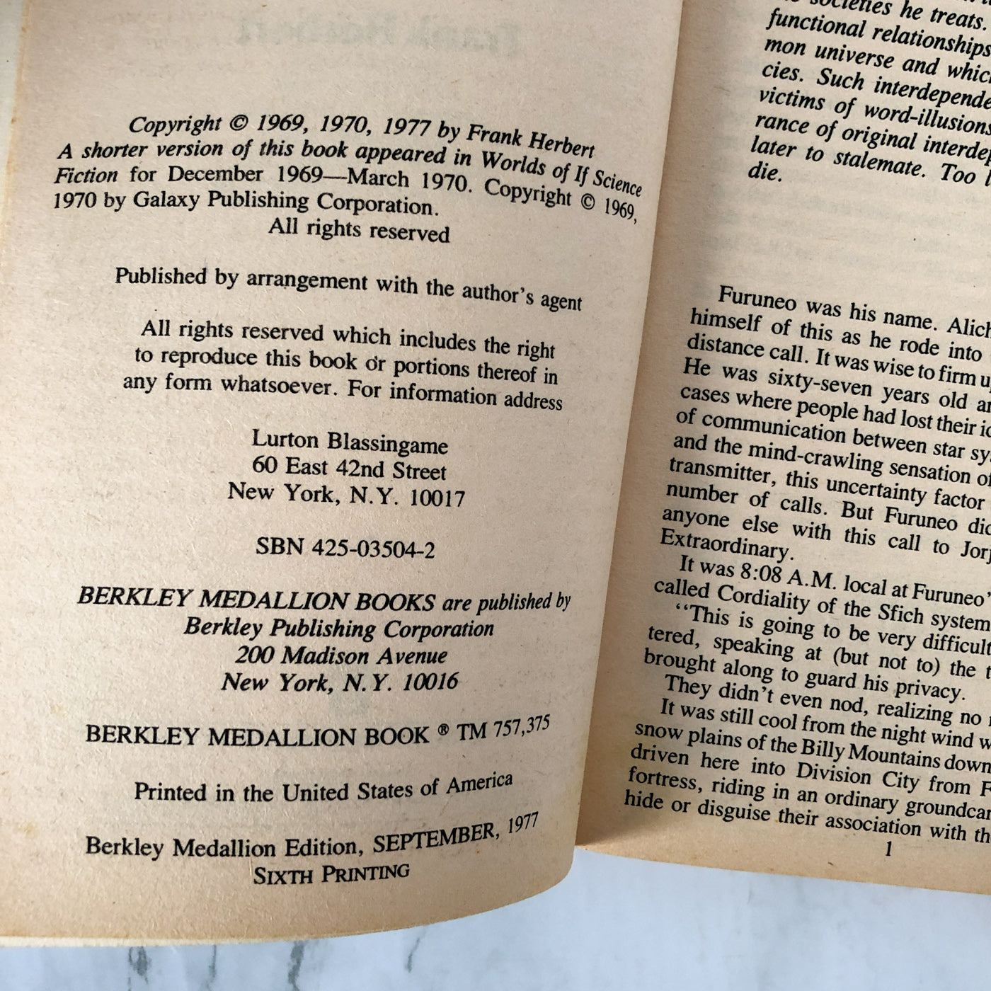 Whipping Star by Frank Herbert [1977 PAPERBACK]