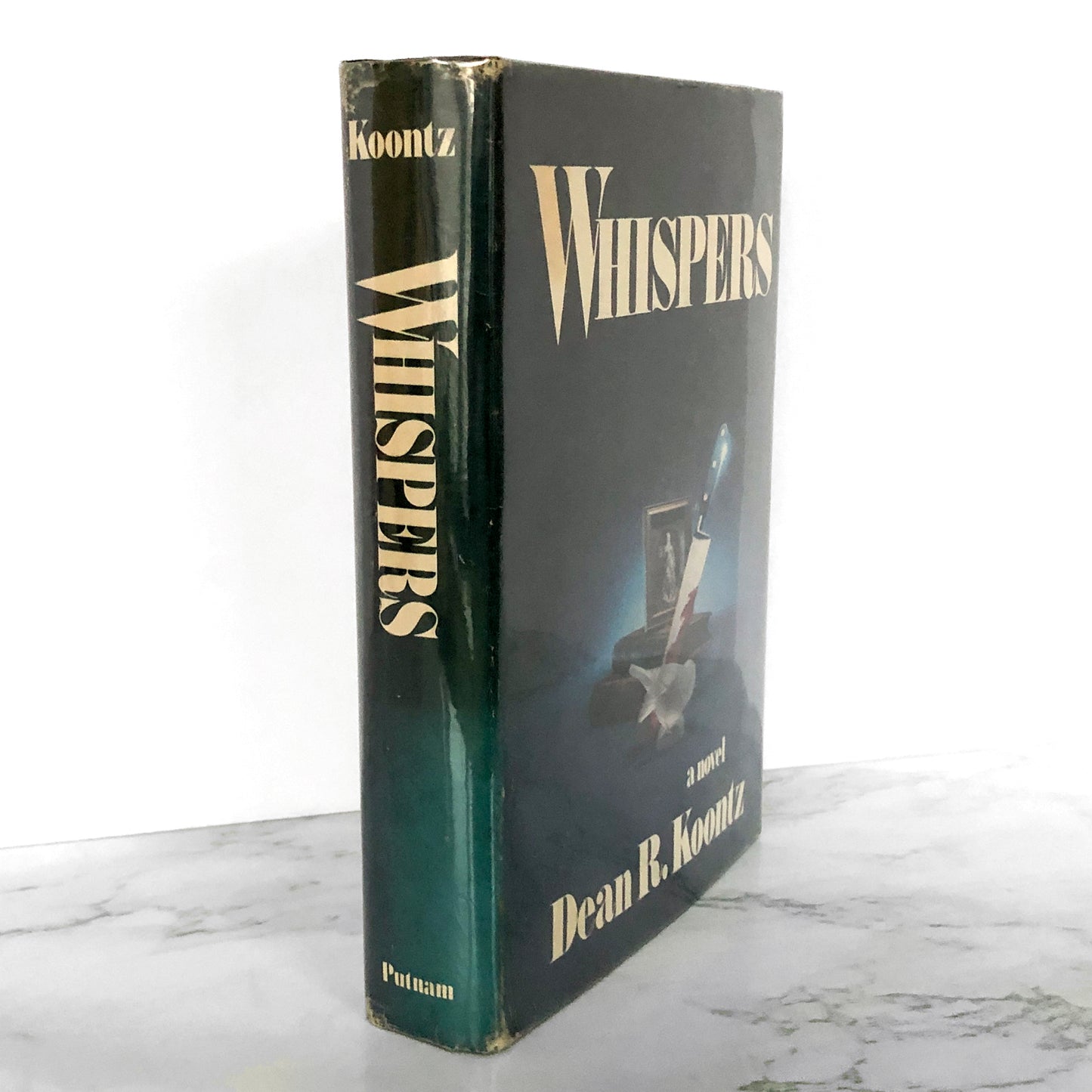 Whispers by Dean Koontz SIGNED! [FIRST BOOK CLUB EDITION / 1980]