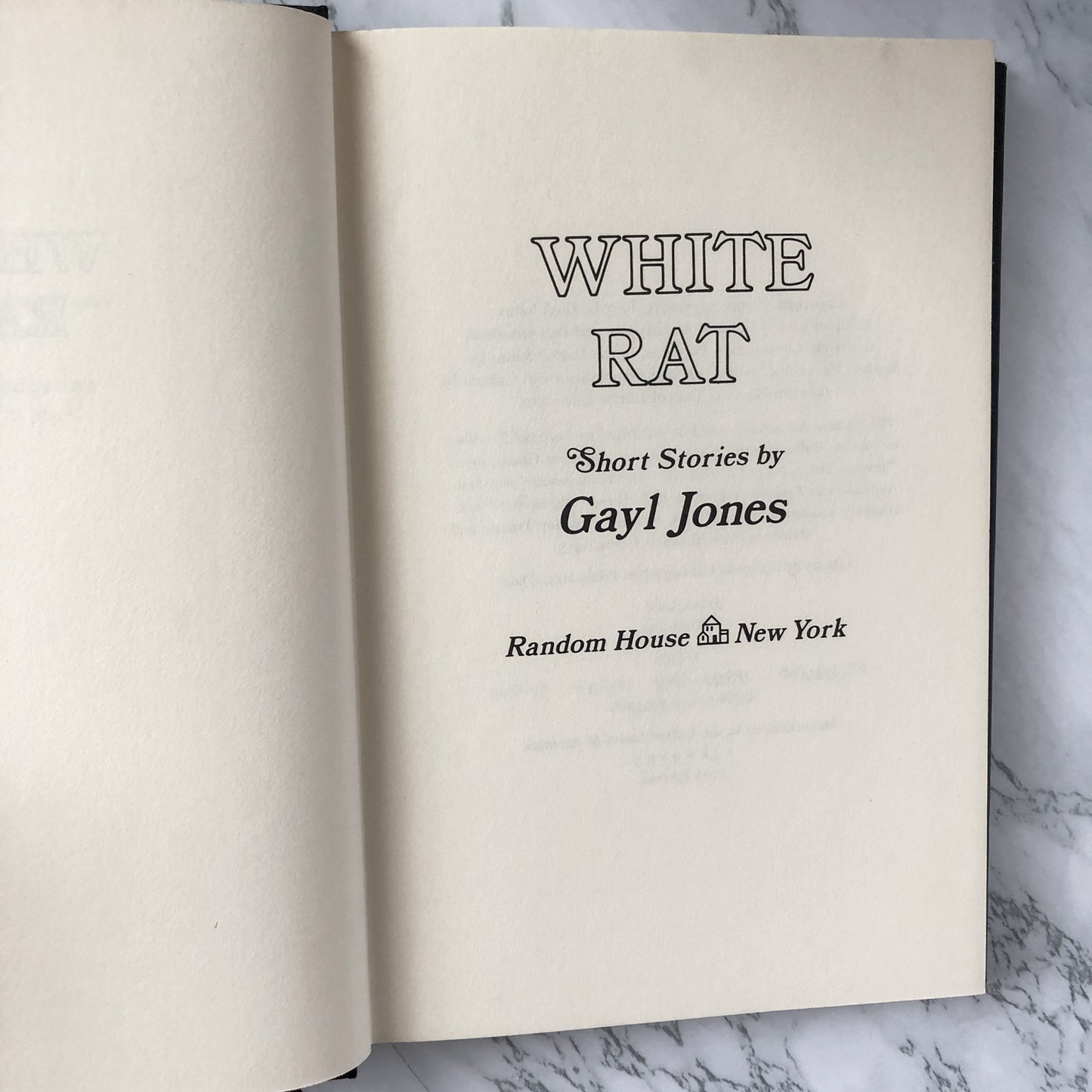 White Rat: Short Stories by Gayl Jones [FIRST EDITION] - Bookshop Apocalypse