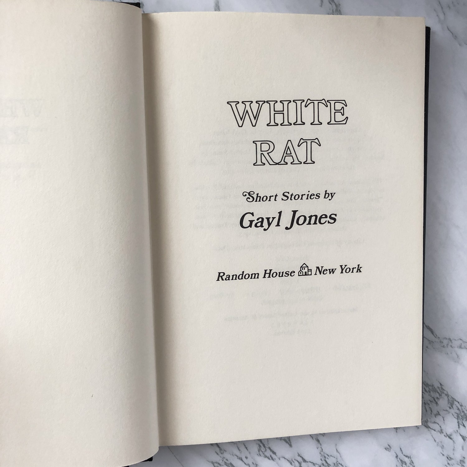 White Rat: Short Stories by Gayl Jones [FIRST EDITION] - Bookshop Apocalypse