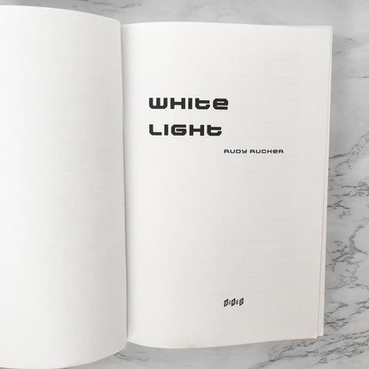 White Light by Rudy Rucker [TRADE PAPERBACK] 1997 • Hardwired
