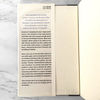 White Night by Jim Butcher SIGNED! [FIRST EDITION • FIRST PRINTING] 2007