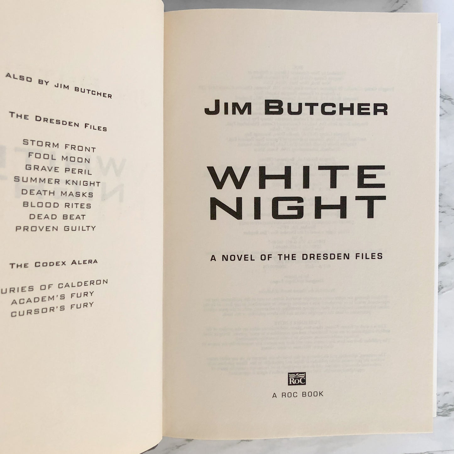 White Night by Jim Butcher [FIRST EDITION] 2007 • Dresden Files #9