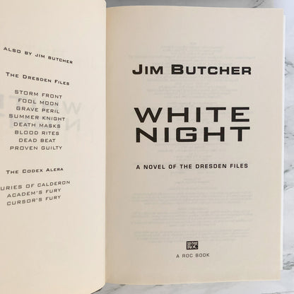 White Night by Jim Butcher [FIRST EDITION] 2007 • Dresden Files #9