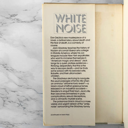 White Noise by Don Delillo [FIRST BOOK CLUB EDITION / 1985]