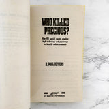 Who Killed Precious by H. Paul Jeffers [1992 PAPERBACK]
