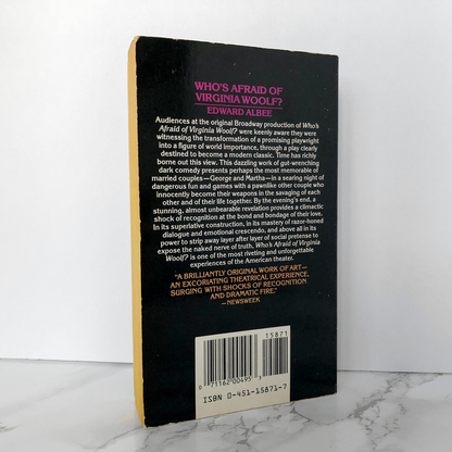 Who's Afraid of Virginia Woolf? by Edward Albee - Bookshop Apocalypse