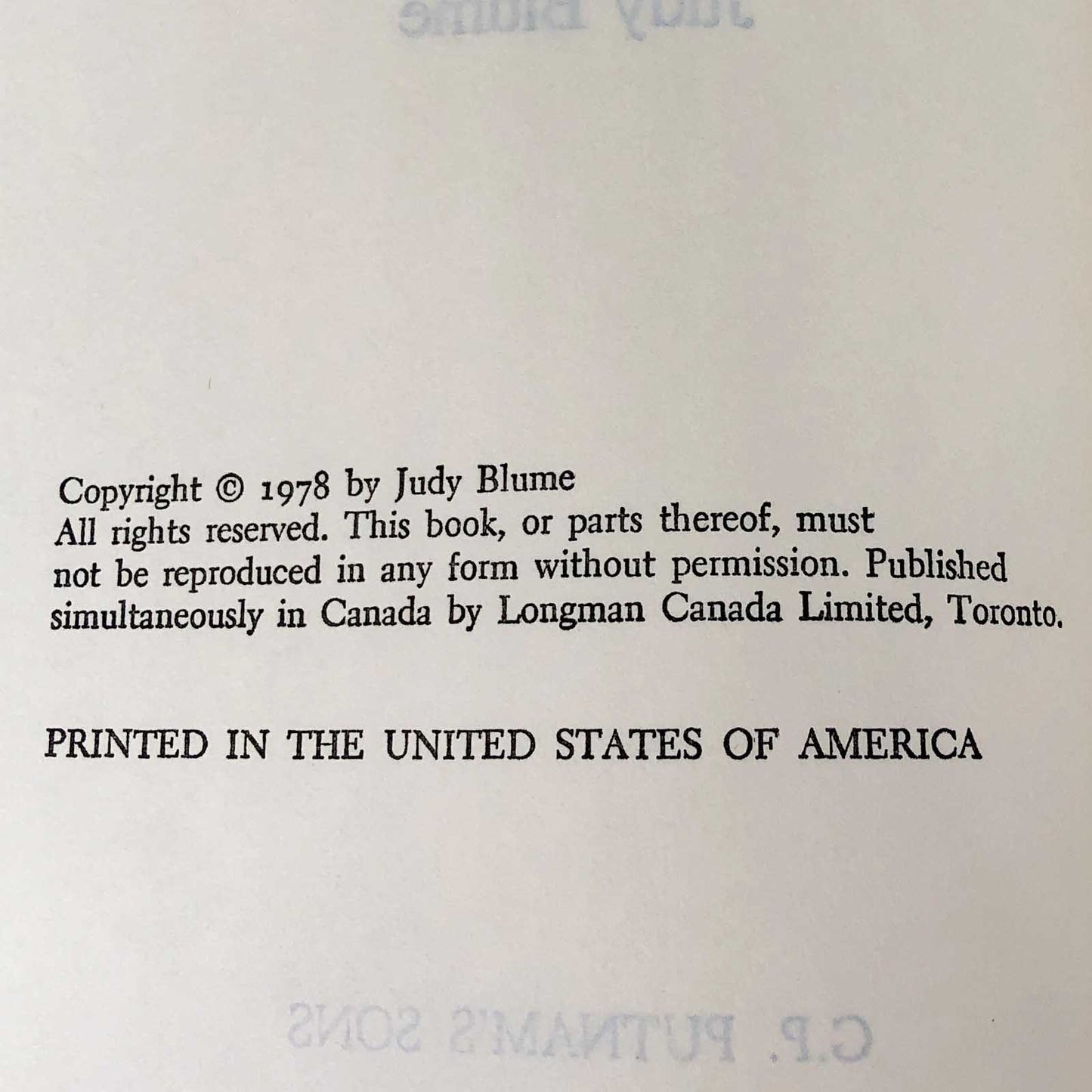 Wifey: An Adult Novel by Judy Blume [1978 HARDCOVER]