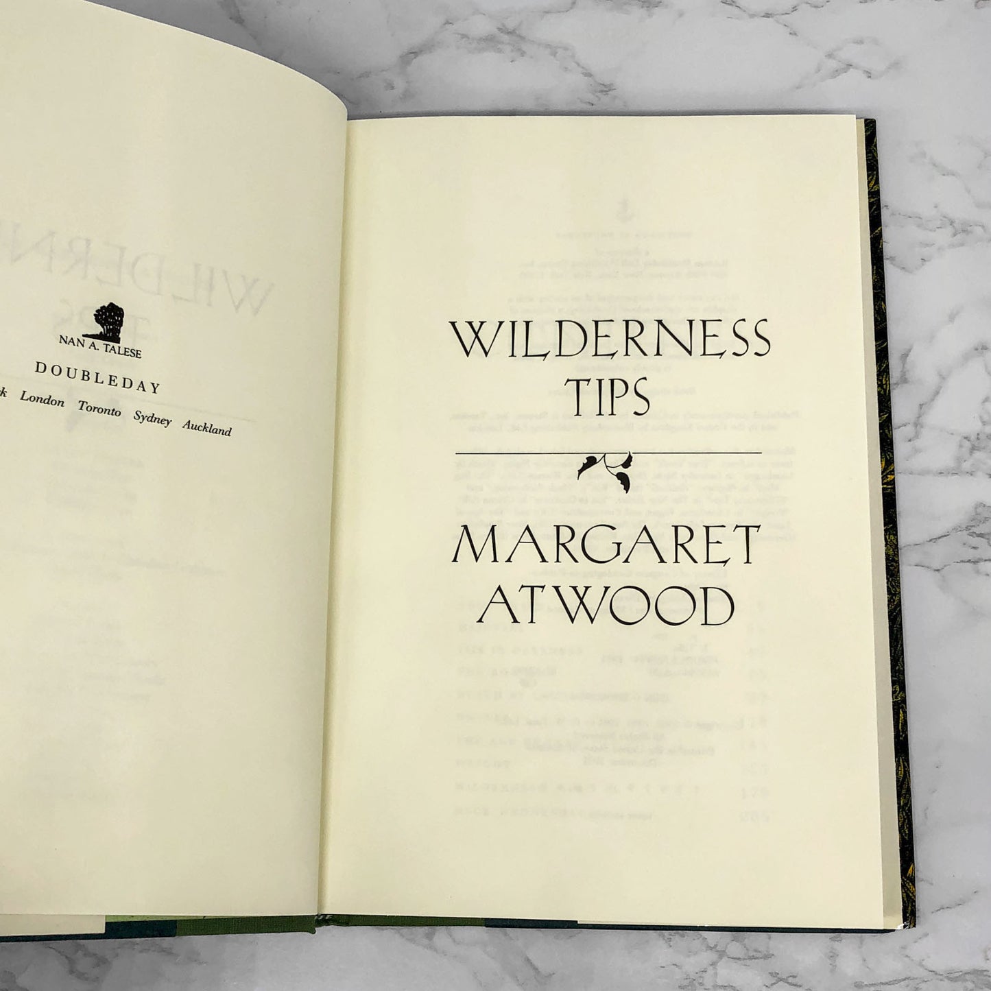 Wilderness Tips by Margaret Atwood [U.S. FIRST EDITION • FIRST PRINTING] 1991