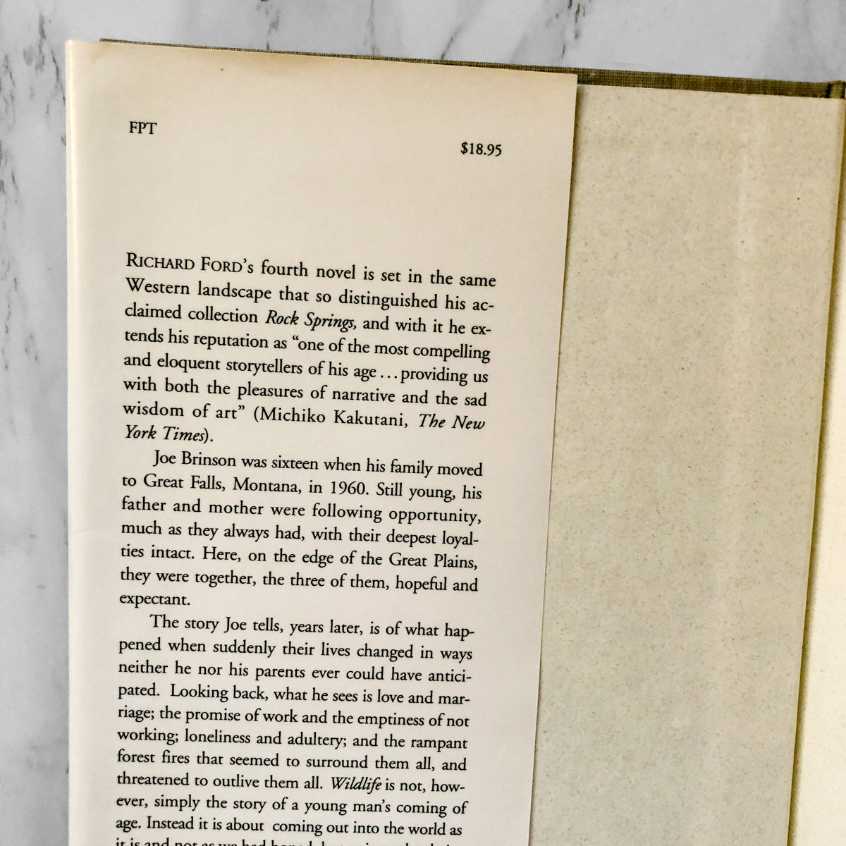 Wildlife by Richard Ford SIGNED! [FIRST EDITION] - Bookshop Apocalypse