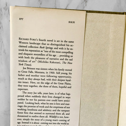 Wildlife by Richard Ford SIGNED! [FIRST EDITION] - Bookshop Apocalypse