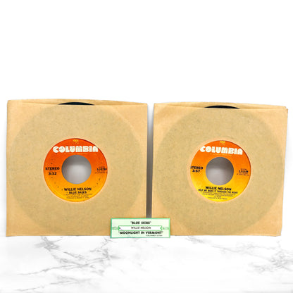 Willie Nelson - Blue Skies + Help Me Make It Through The Night [7" VINYL SET] 1979