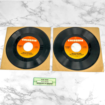 Willie Nelson - Blue Skies + Help Me Make It Through The Night [7" VINYL SET] 1979
