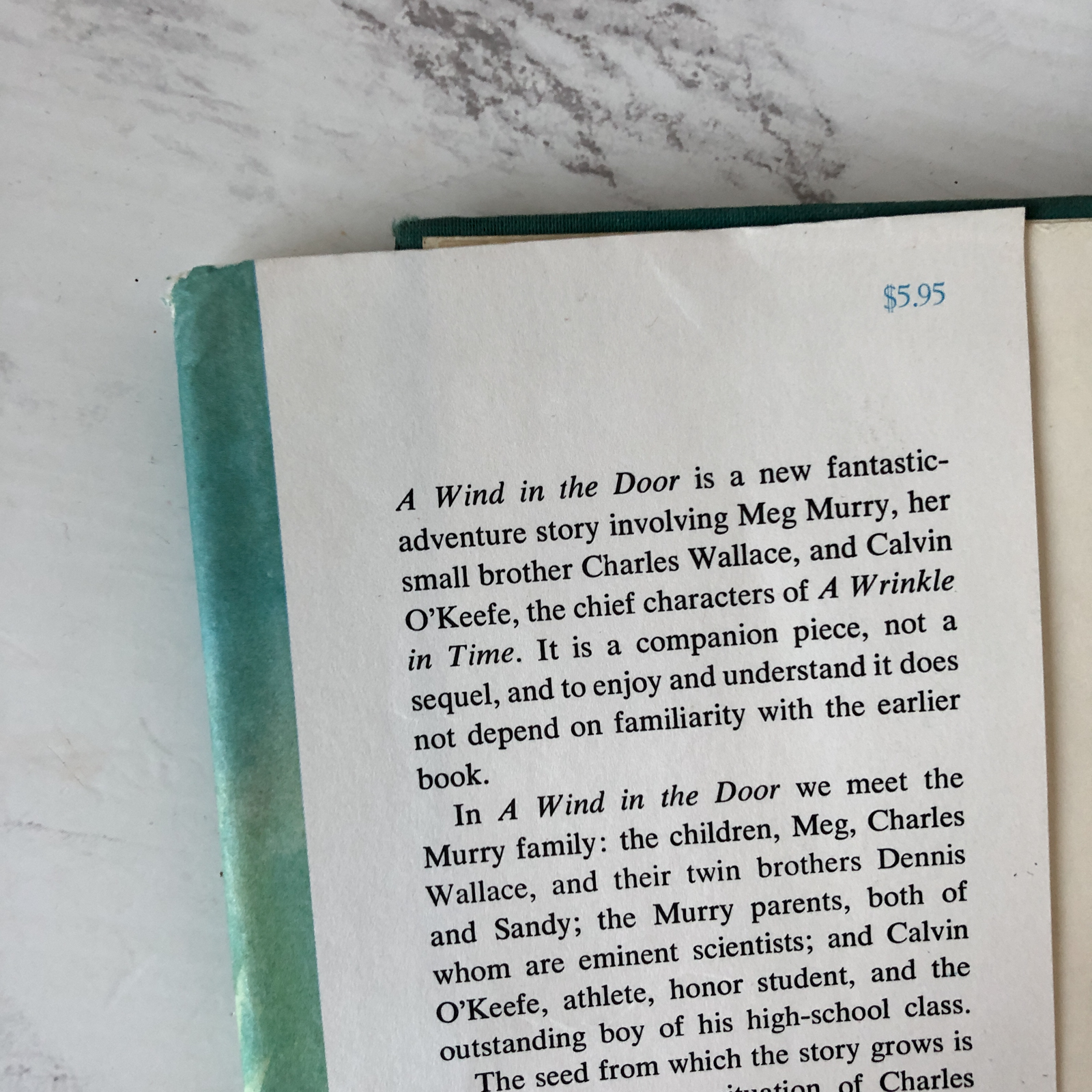 A Wind in the Door by Madeleine L'Engle [FIRST EDITION] - Bookshop Apocalypse