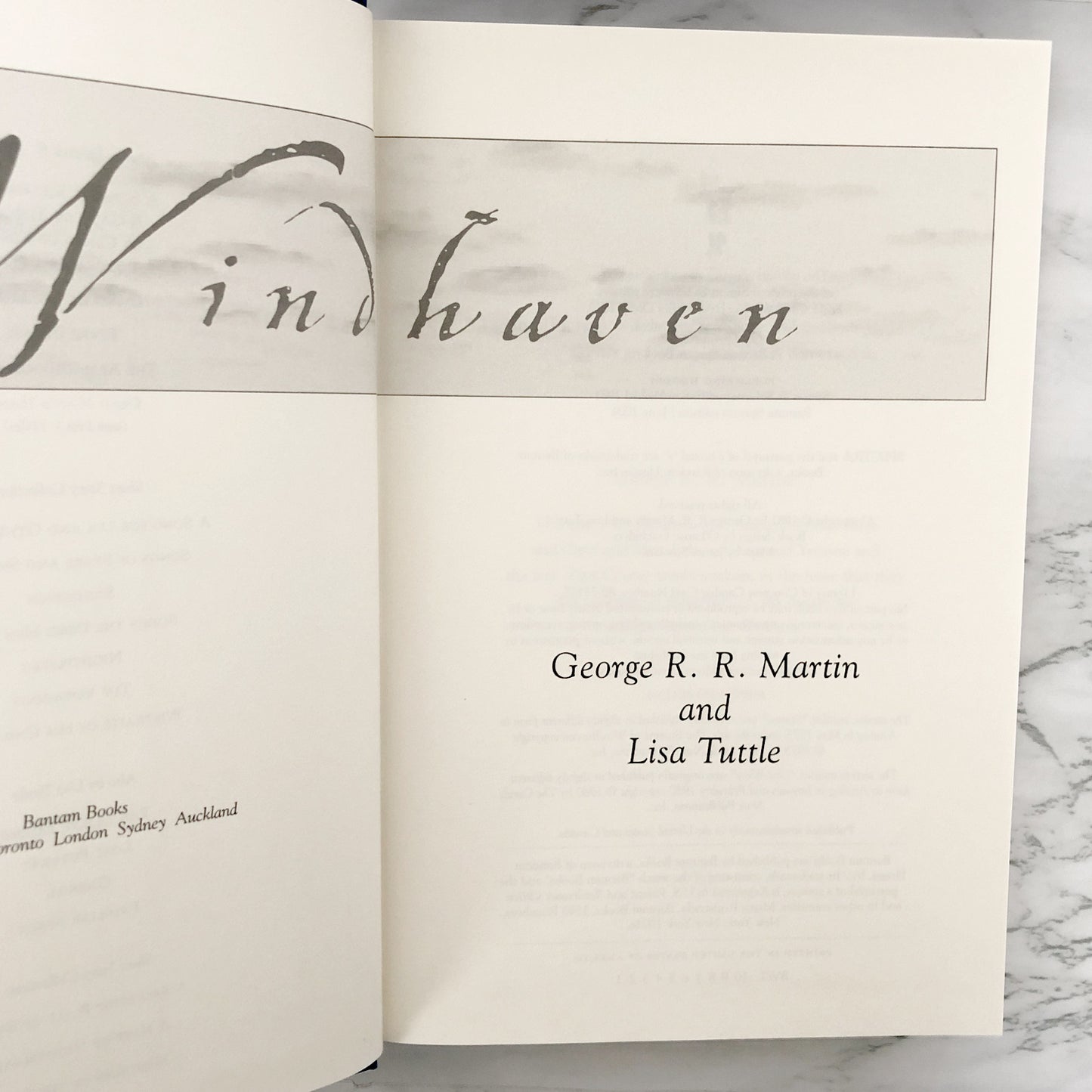 Windhaven by George R.R. Martin & Lisa Tuttle [BANTAM FIRST EDITION / 2001]