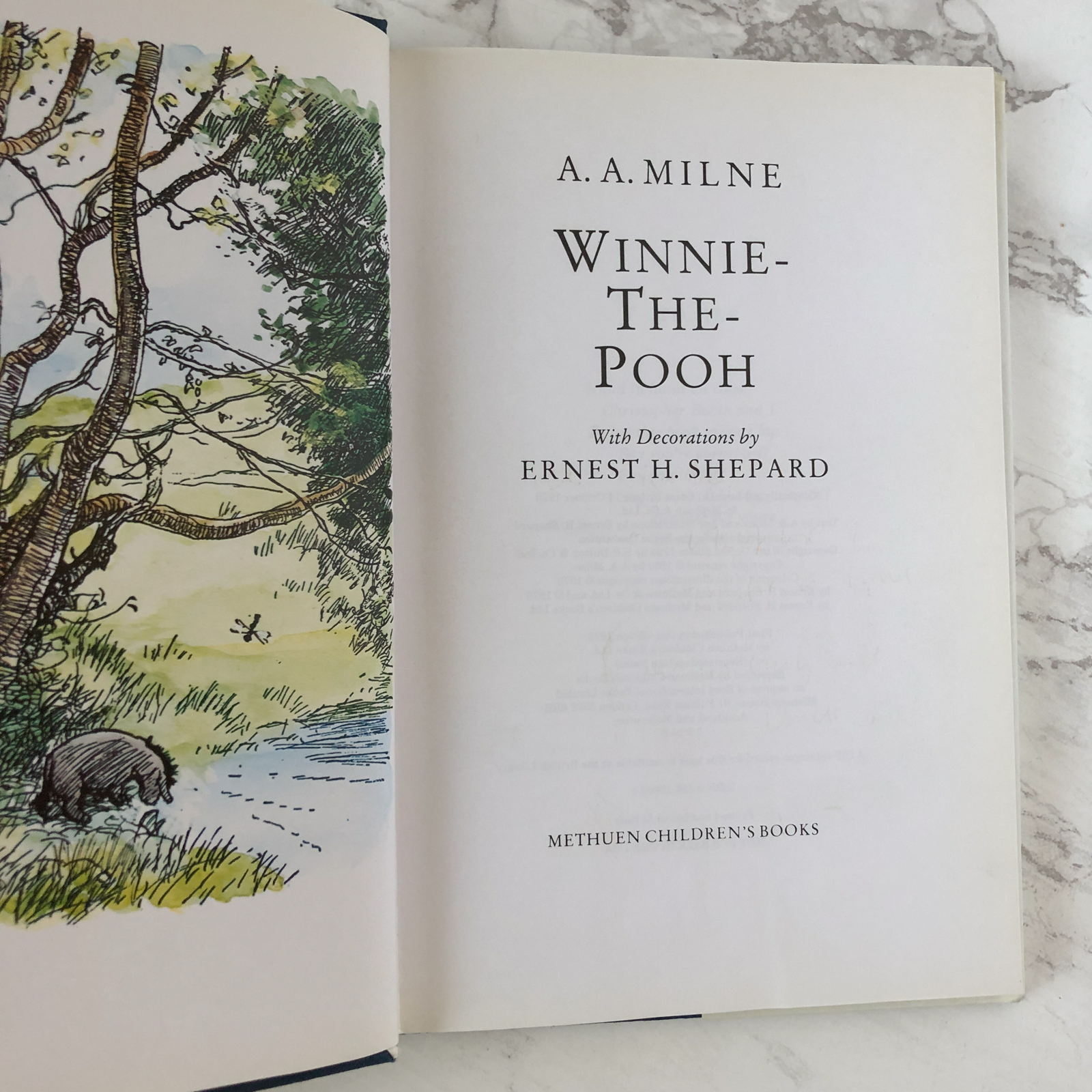 Winnie the Pooh by A.A. Milne [ILLUSTRATED UK EDITION] - Bookshop Apocalypse