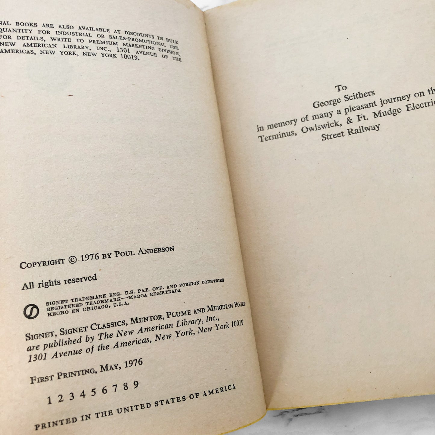 The Winter of the World by Poul Anderson [1976 PAPERBACK]