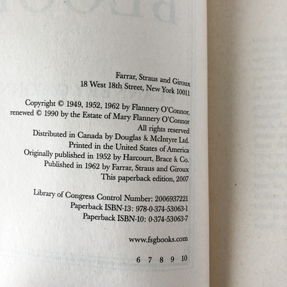 Wise Blood by Flannery O'Connor [TRADE PAPERBACK] - Bookshop Apocalypse