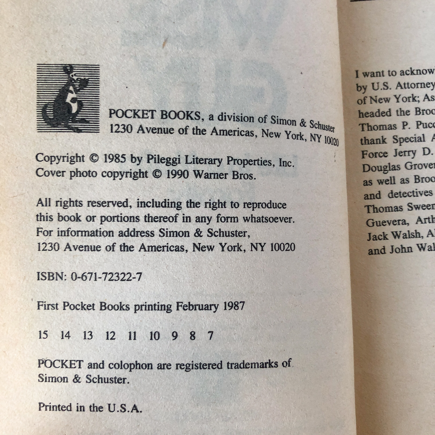 Wiseguy by Nicholas Pileggi [GOODFELLAS TIE-IN PAPERBACK] - Bookshop Apocalypse