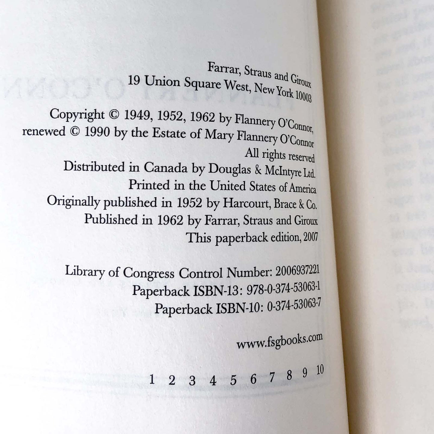Wise Blood by Flannery O'Connor [2007 TRADE PAPERBACK]