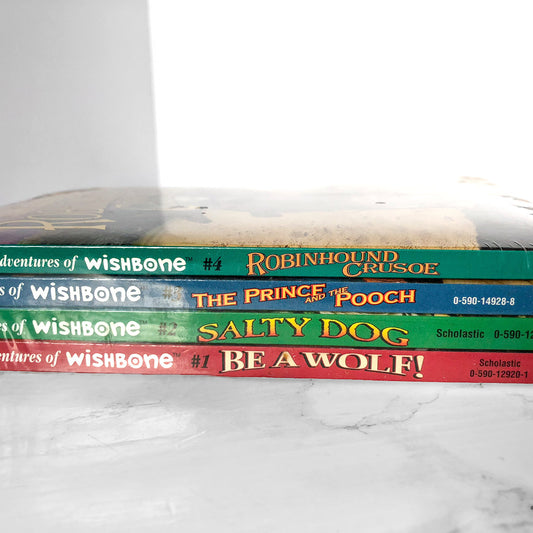 The Adventures of Wishbone #1-4 by Brad Strickland & Caroline Leavitt [TRADE PAPERBACK BOX SET] 1997