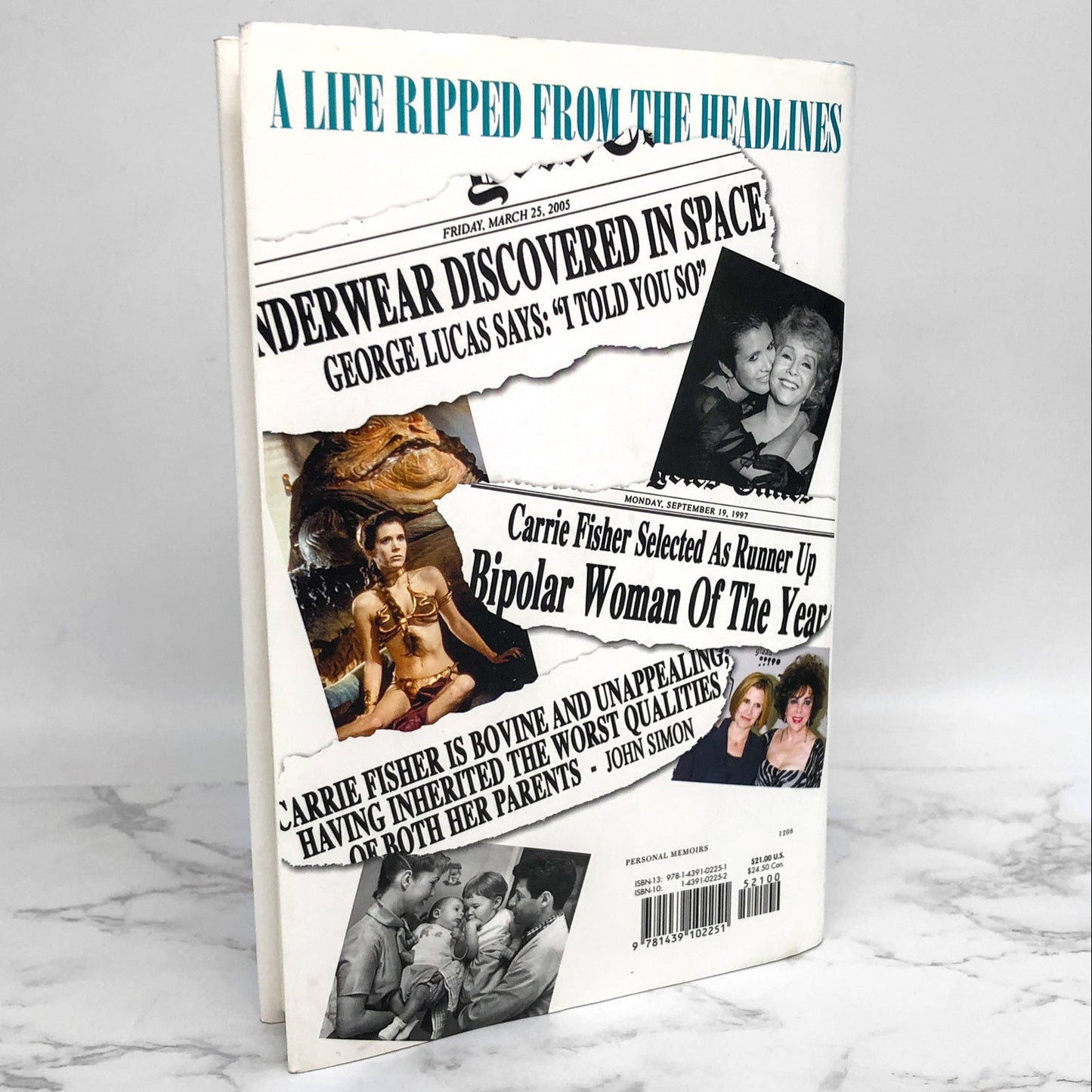 Wishful Drinking by Carrie Fisher [FIRST EDITION] 2008