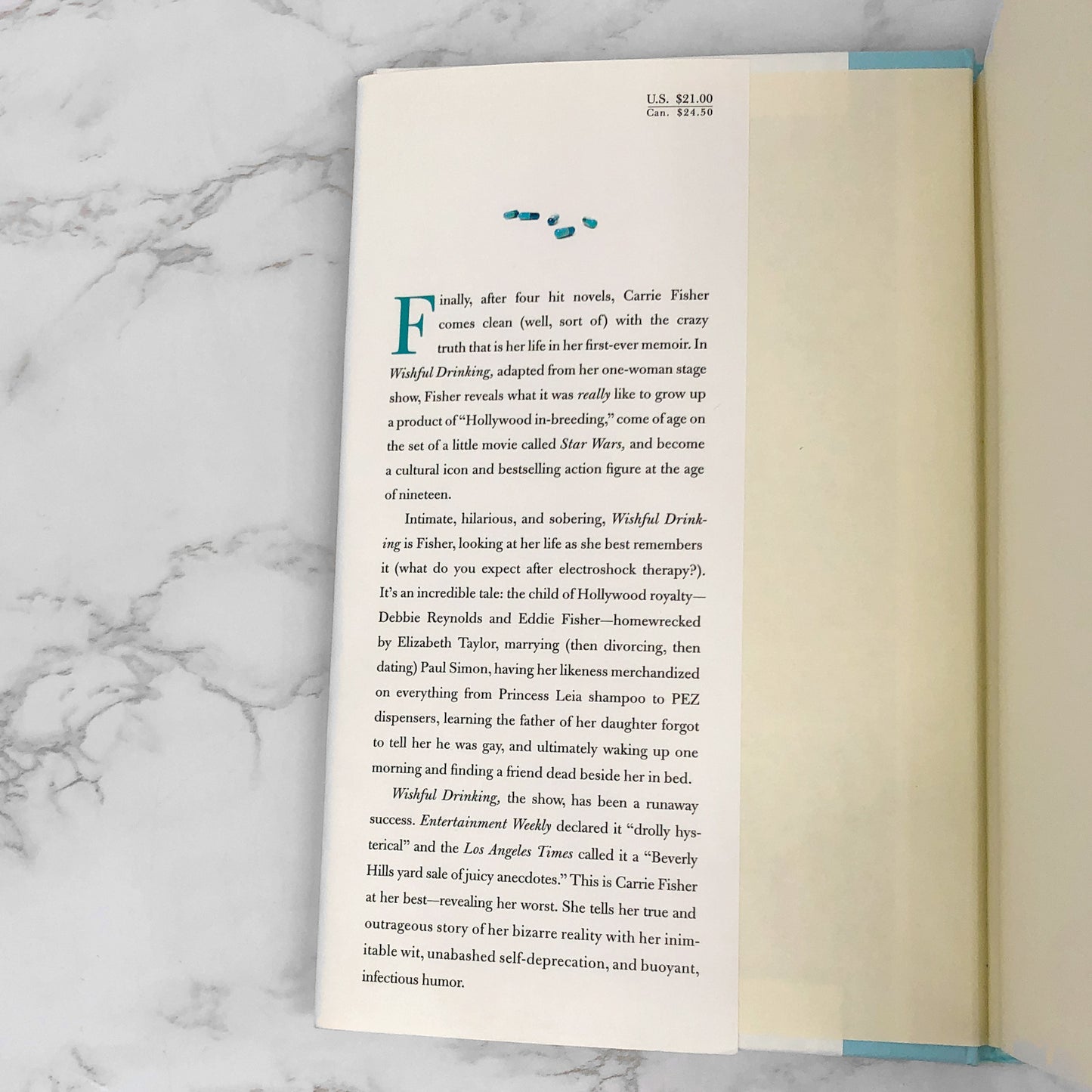 Wishful Drinking by Carrie Fisher [FIRST EDITION] 2008