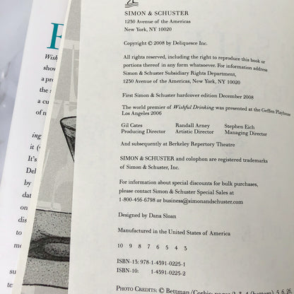 Wishful Drinking by Carrie Fisher [FIRST EDITION] 2008