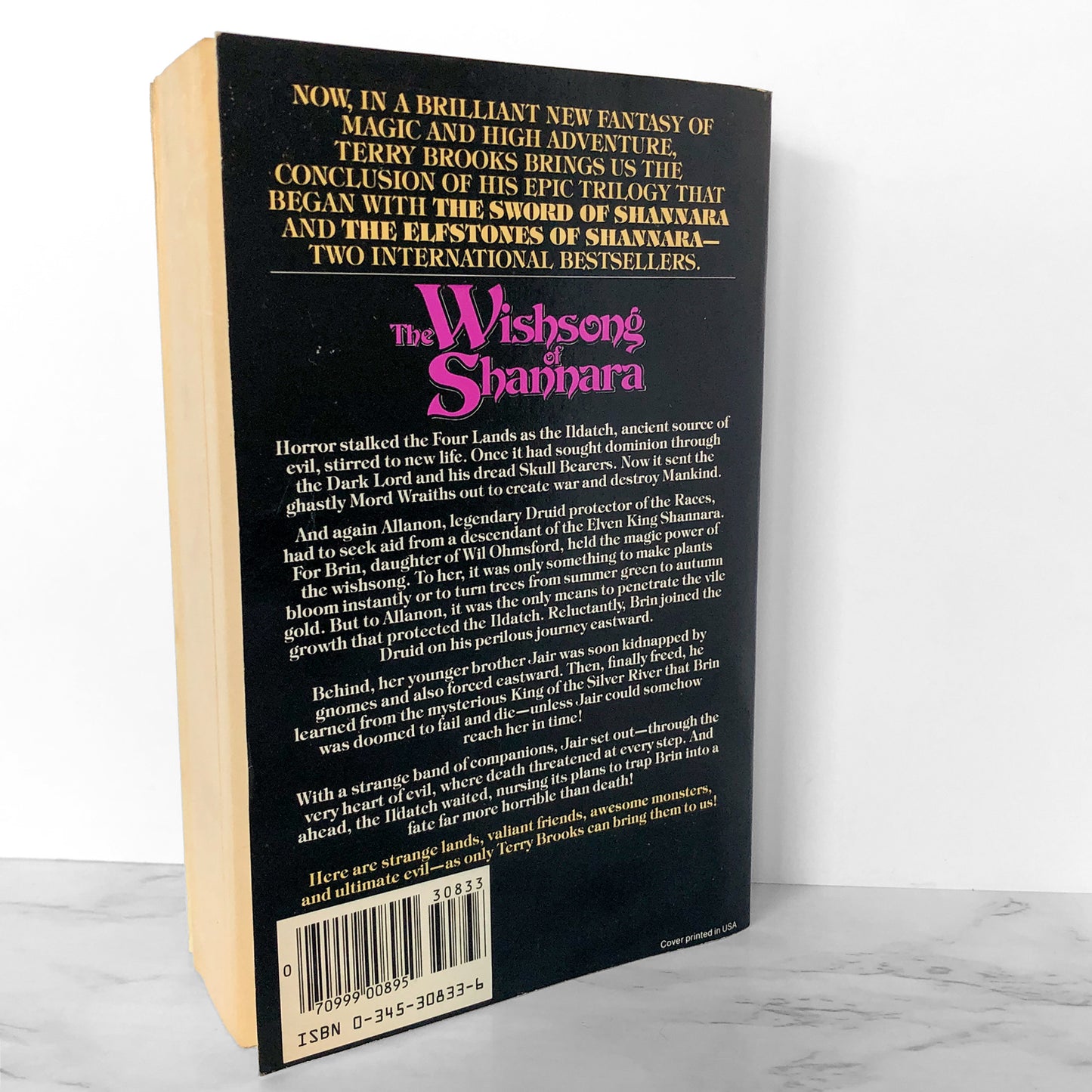 The Wishsong of Shannara by Terry Brooks [FIRST EDITION / 1985]