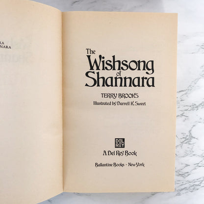 The Wishsong of Shannara by Terry Brooks [FIRST EDITION / 1985]