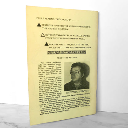 Witchcraft: The History, Philosophy and Rituals of Witchcraft by Paul Zalasin [FIRST PRINTING] 1979